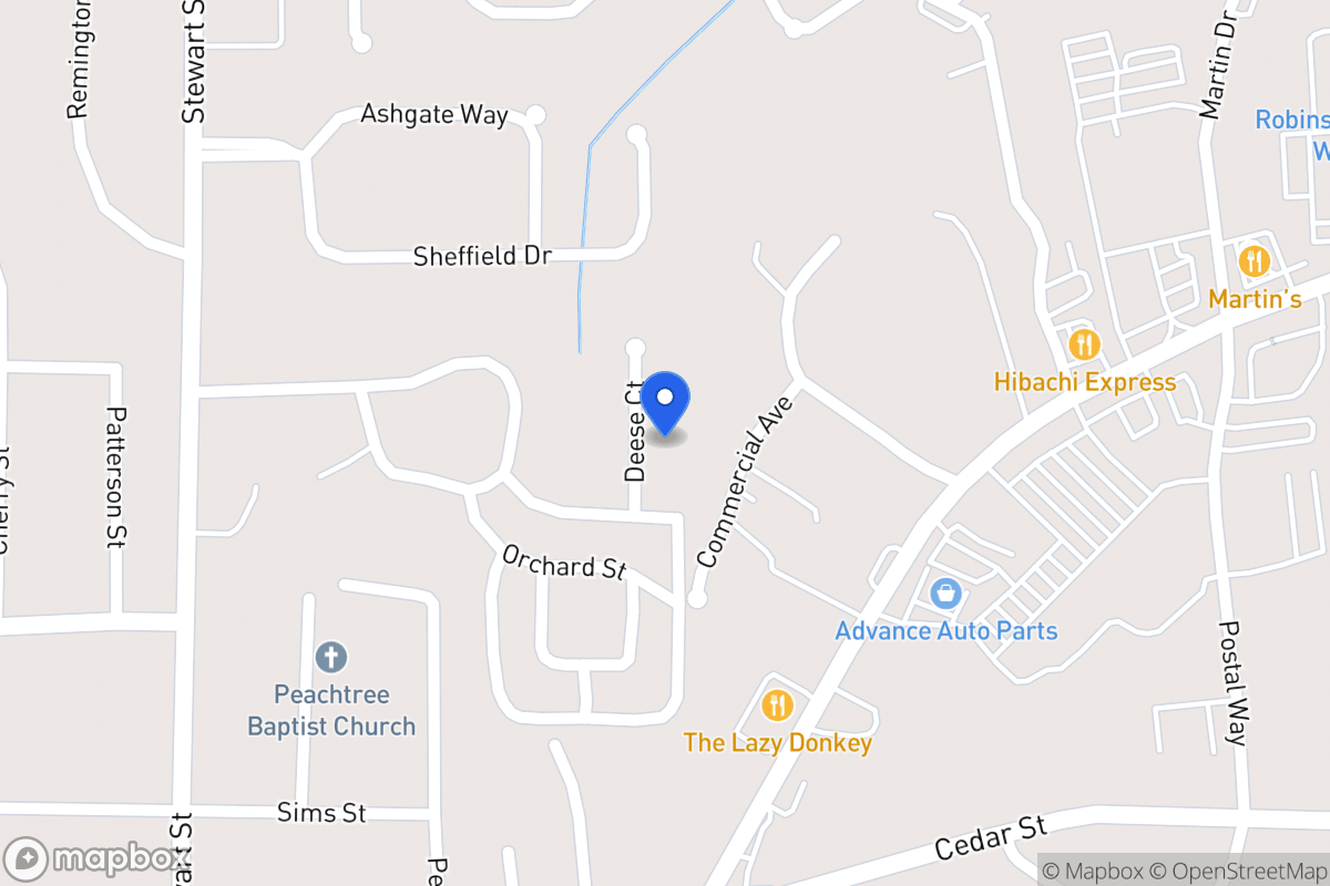 Map of 106 Deese Ct