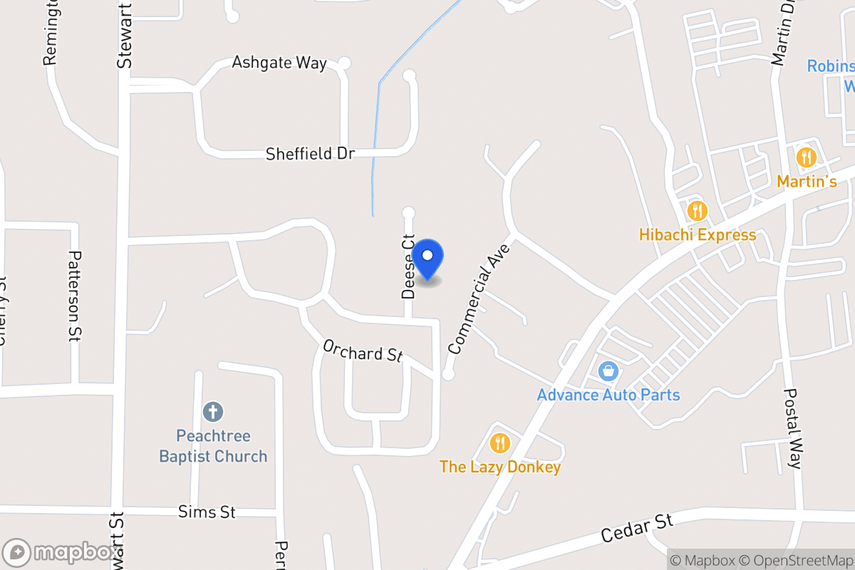 Map of 104 Deese Ct