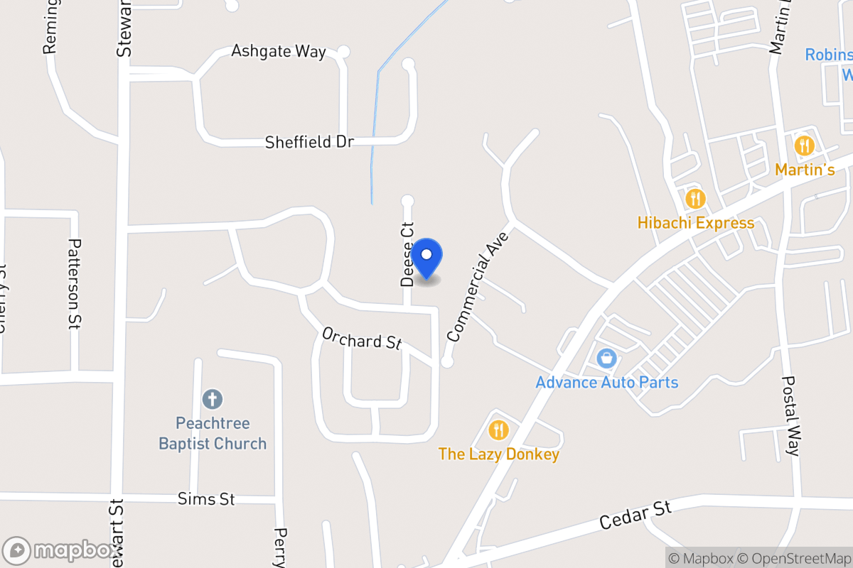 Map of 102 Deese Ct