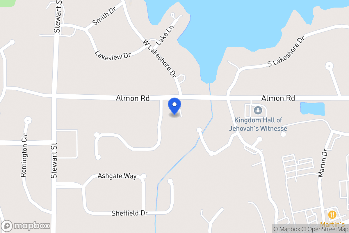Map of 321 Almon Rd