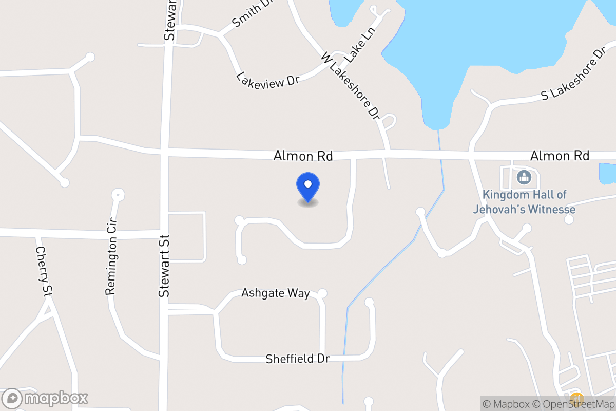 Map of Autumn Glen Dr