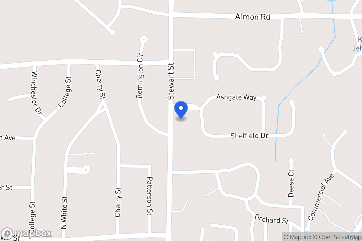 Map of 419 Stewart St