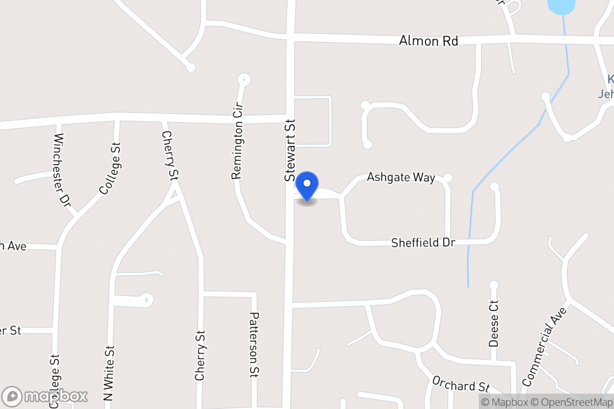 Map of 423 Stewart St