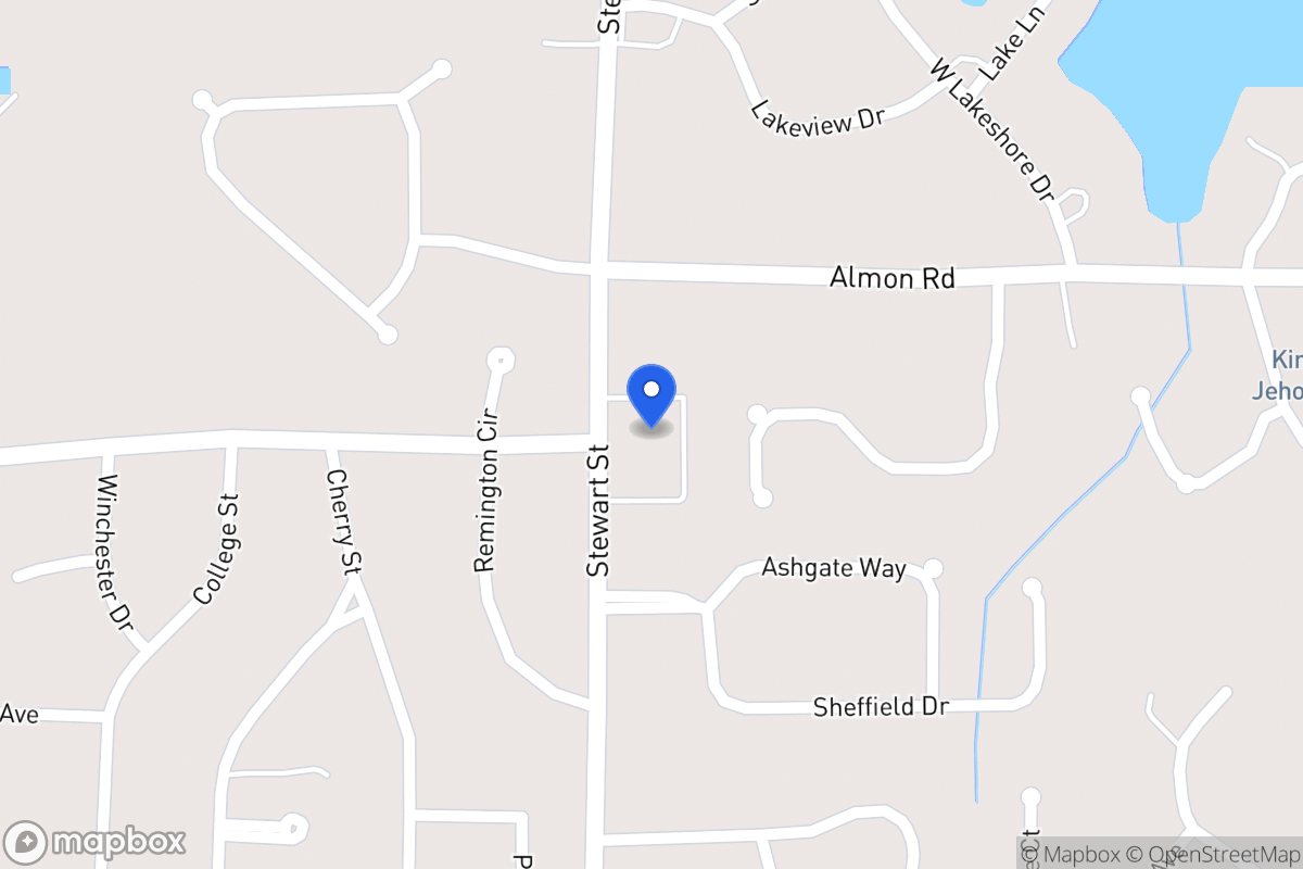 Map of 601 Stewart St