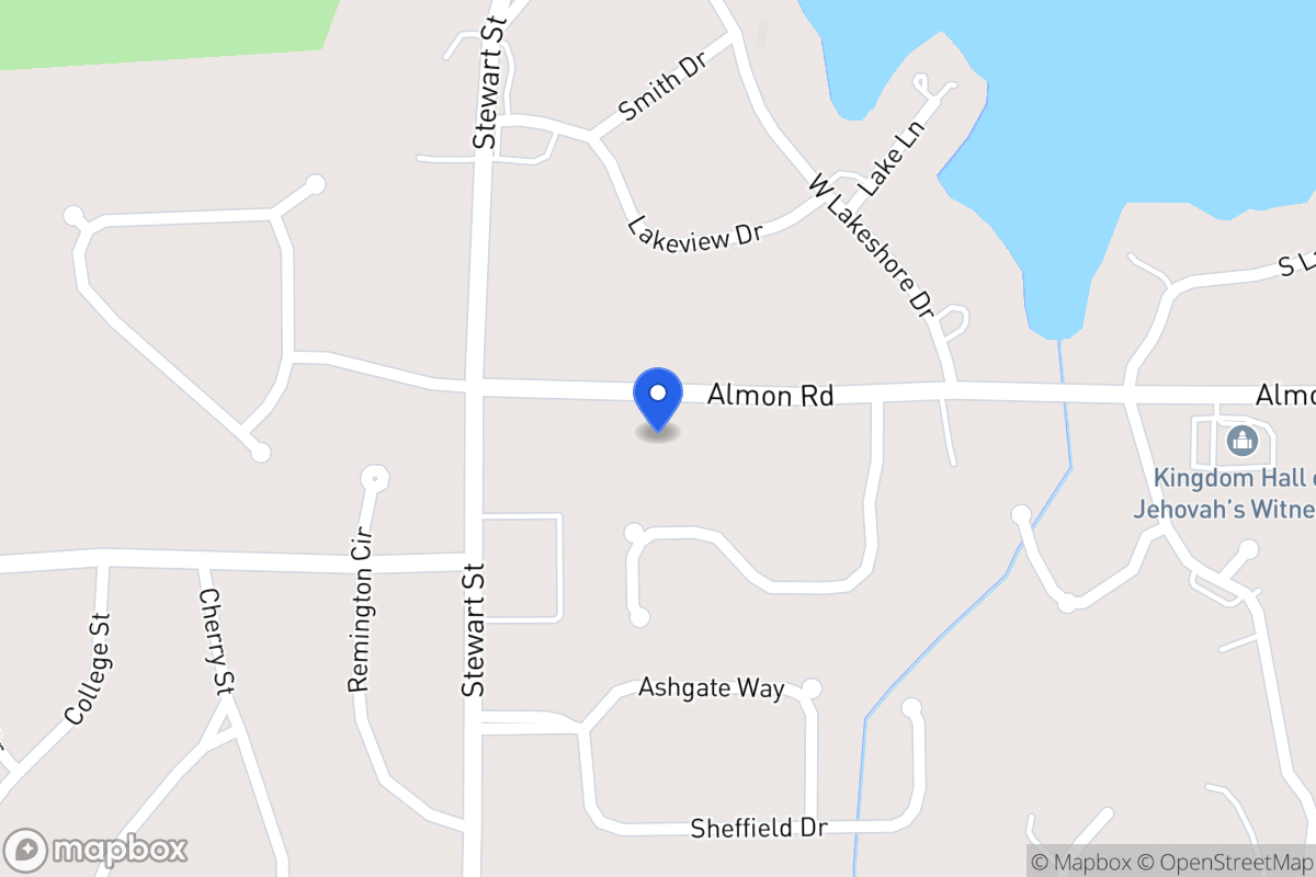 Map of 257 Almon Rd