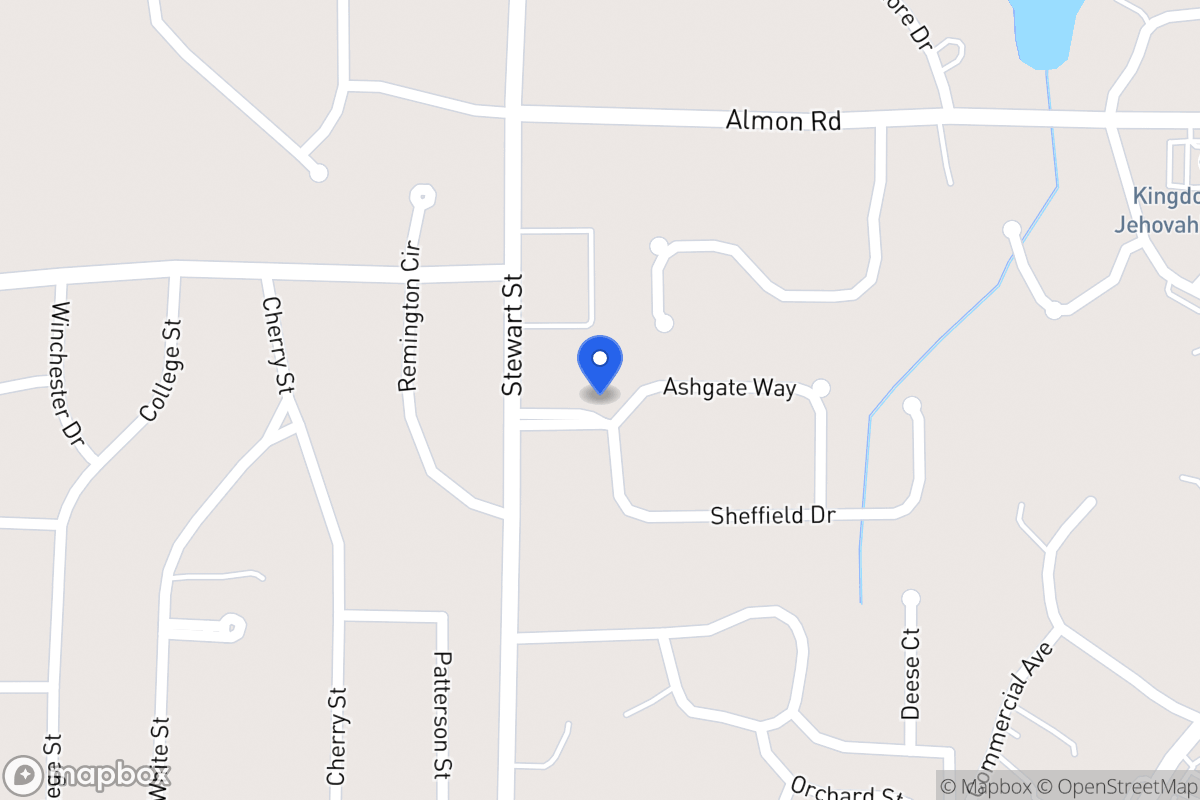 Map of 101 Ashgate Way
