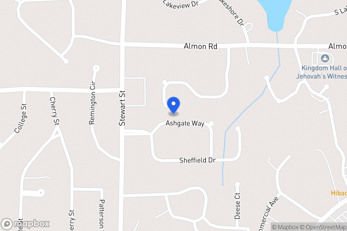 Map of 111 Ashgate Way
