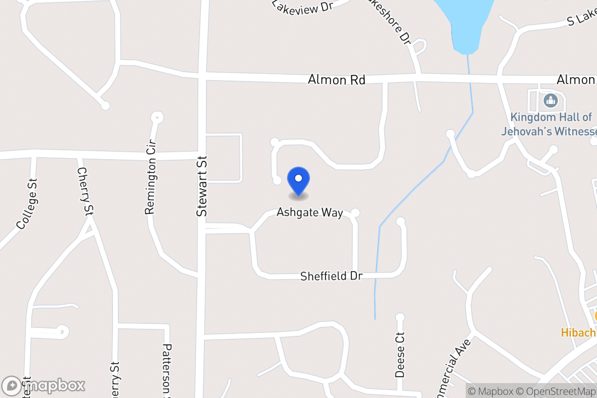 Map of 113 Ashgate Way