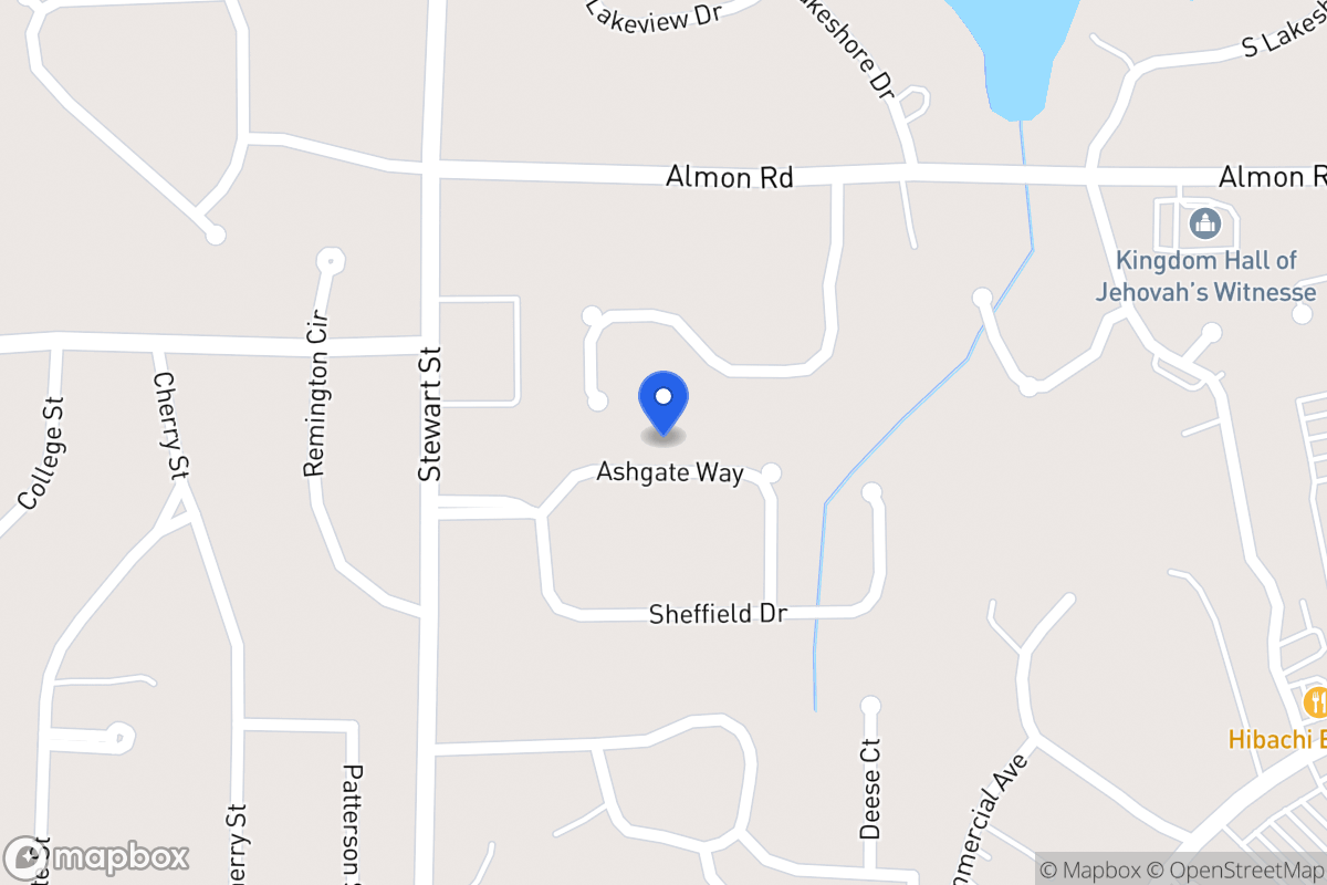 Map of 115 Ashgate Way