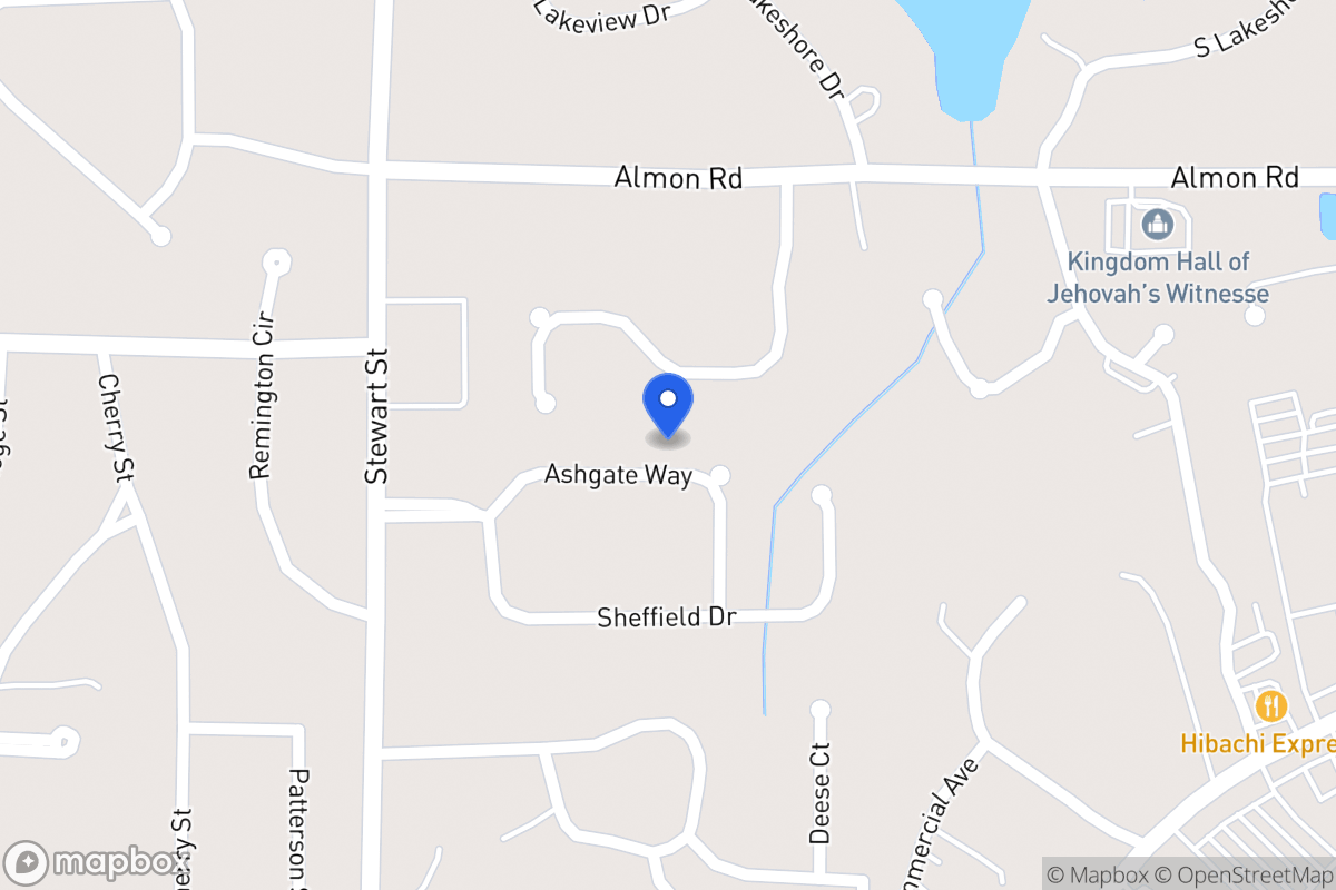 Map of 121 Ashgate Way