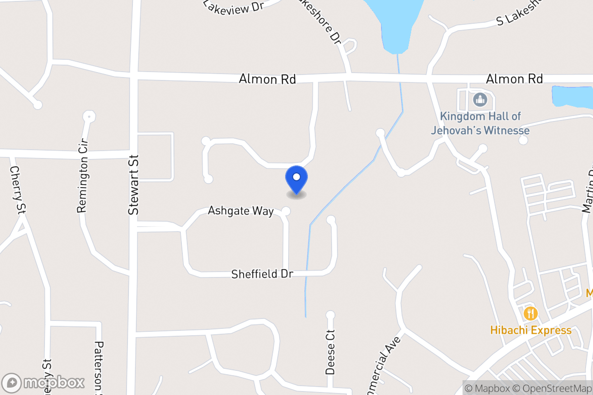 Map of 127 Ashgate Way