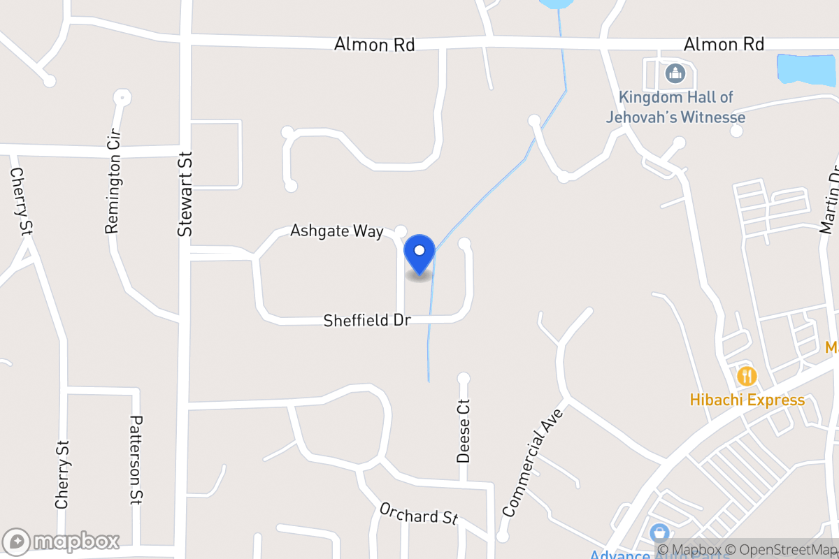 Map of 137 Ashgate Way