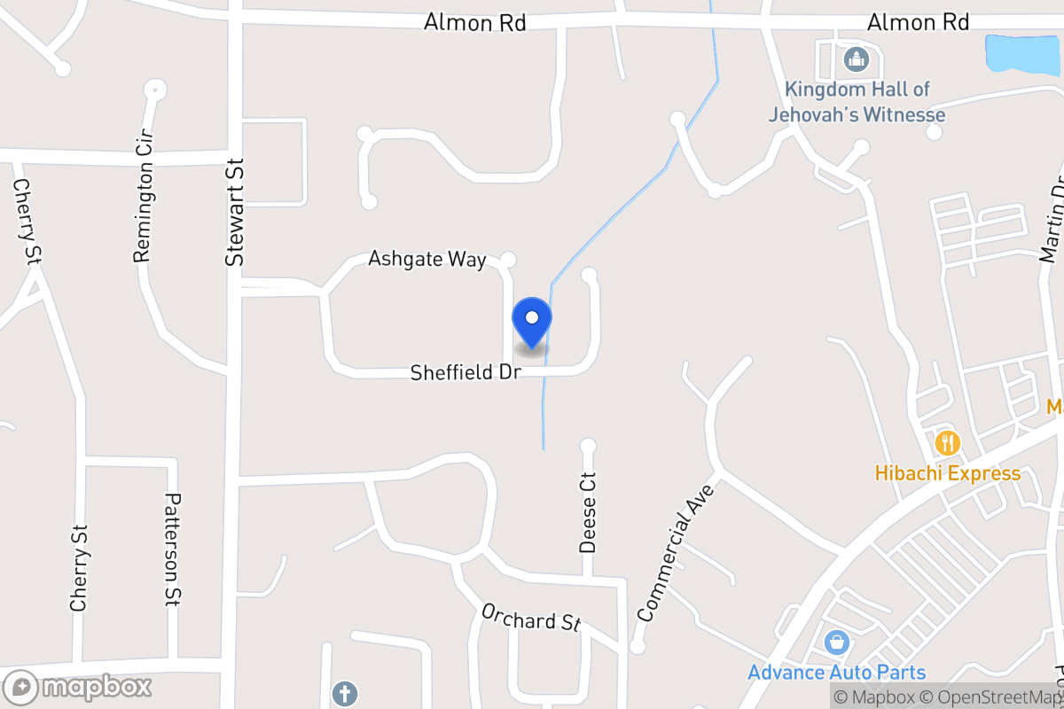 Map of 141 Ashgate Way