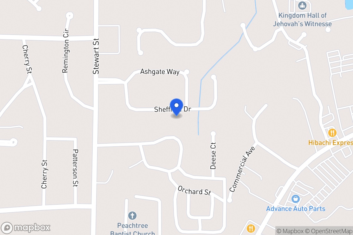 Map of 130 Sheffield Dr