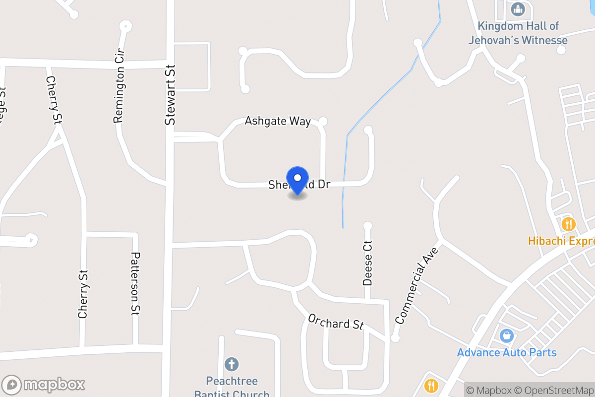 Map of 128 Sheffield Dr