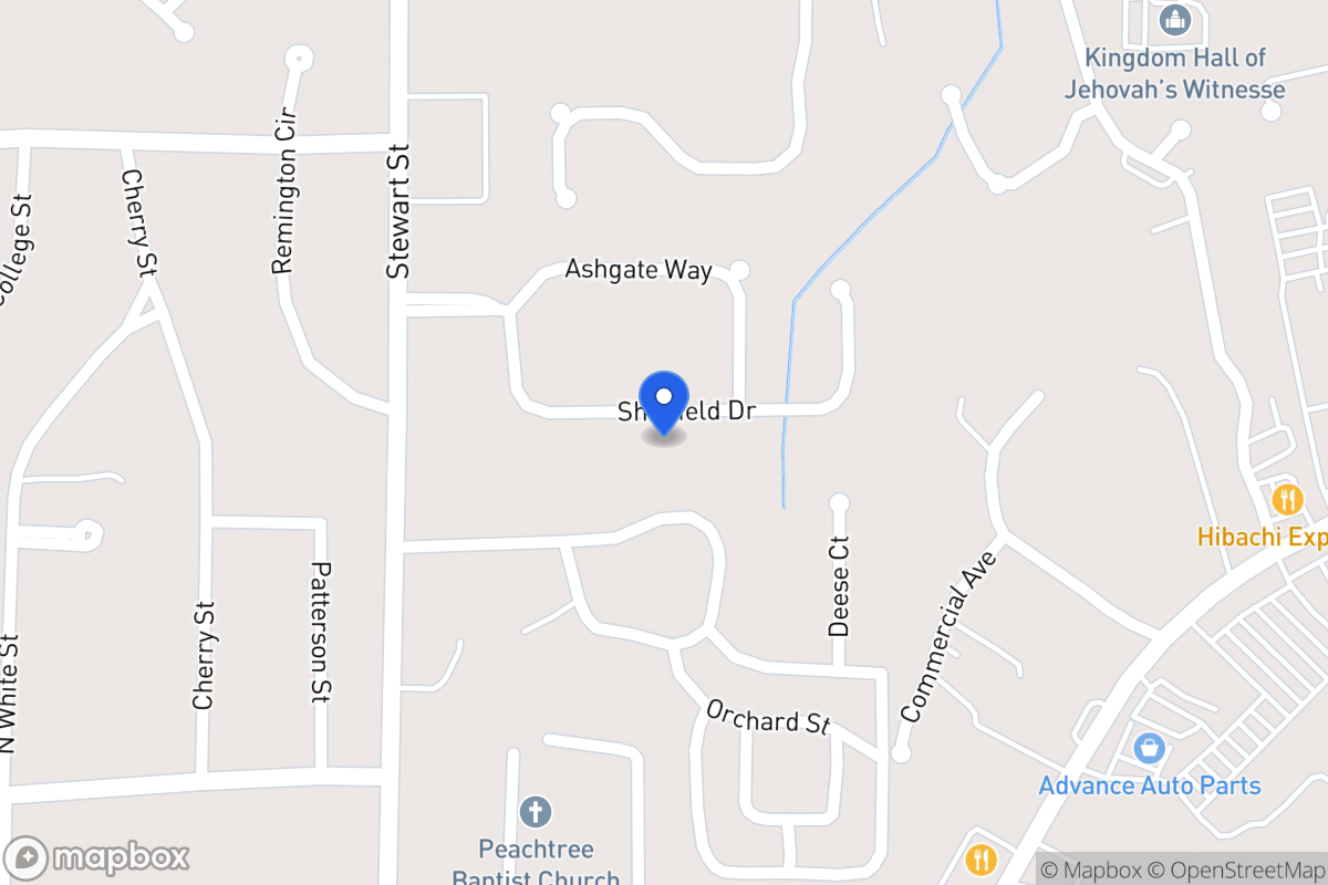 Map of 126 Sheffield Dr