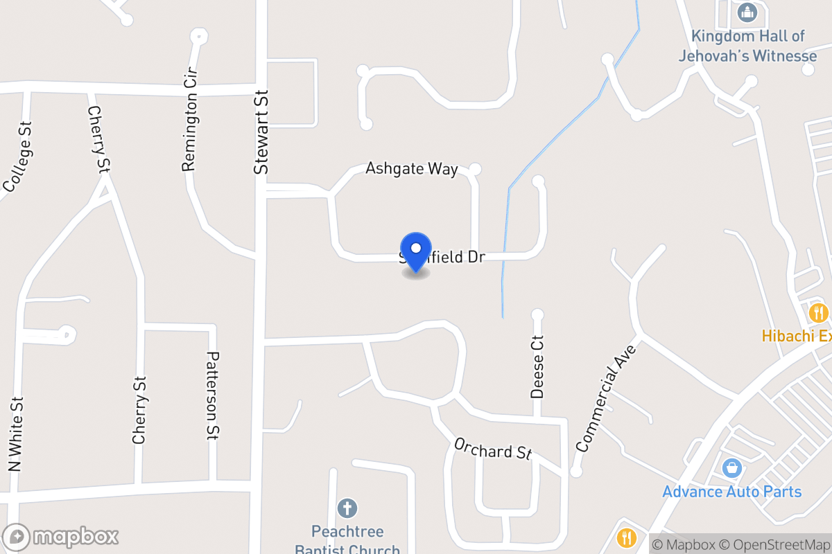 Map of 124 Sheffield Dr