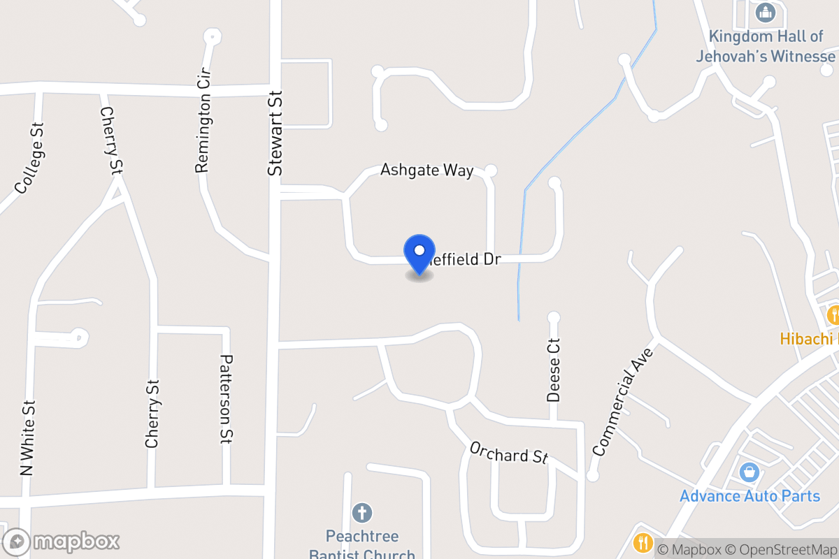 Map of 122 Sheffield Dr