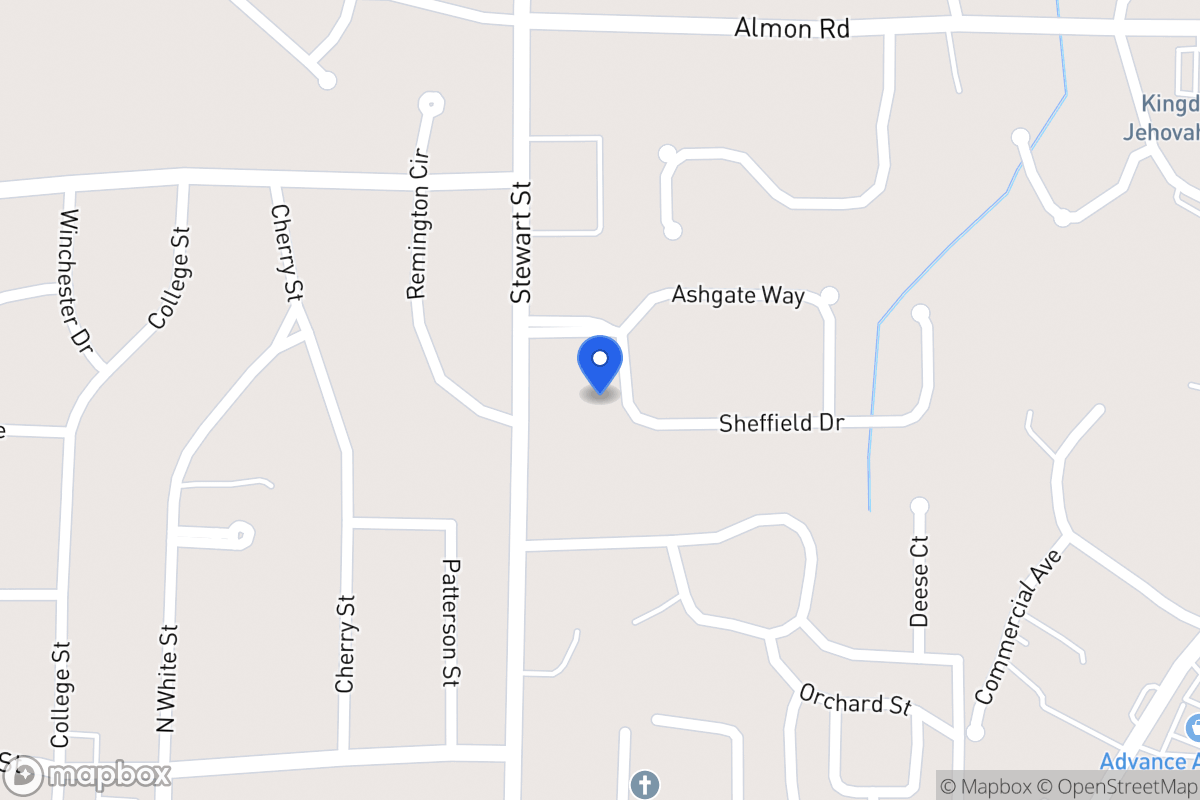 Map of 106 Sheffield Dr
