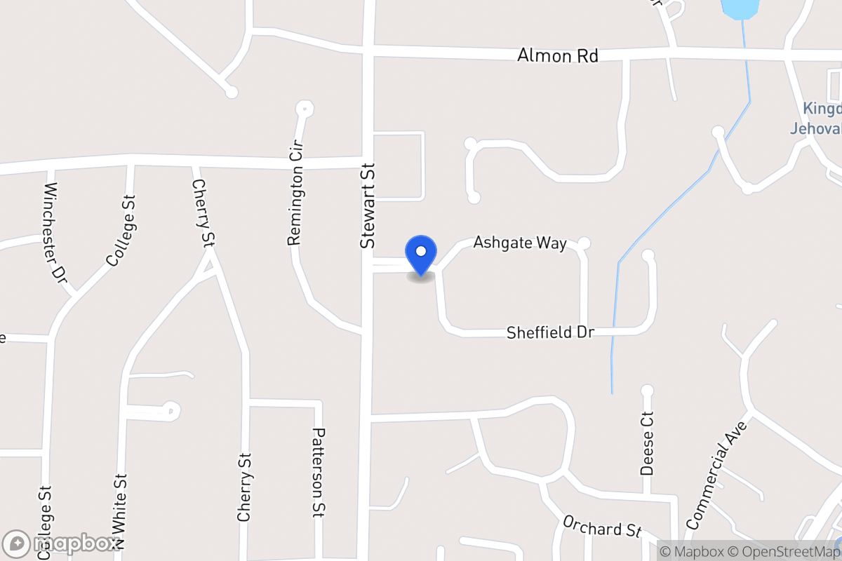Map of 100 Sheffield Dr