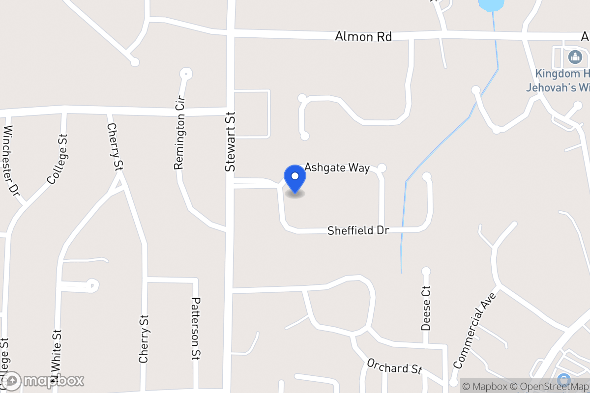 Map of 101 Sheffield Dr