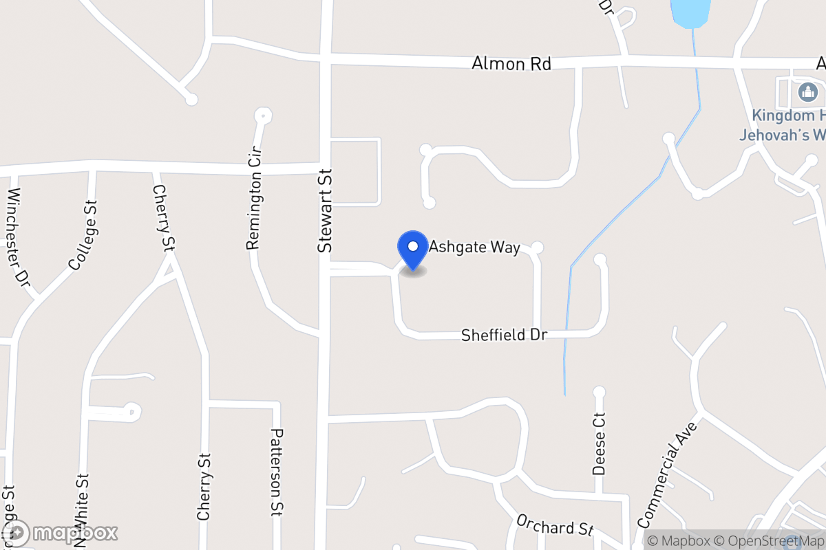 Map of 100 Ashgate Way