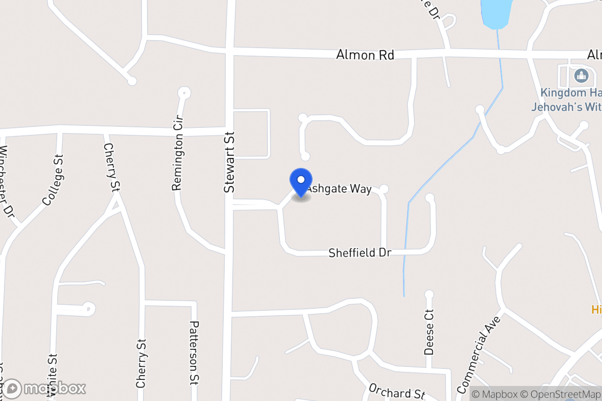 Map of 106 Ashgate Way
