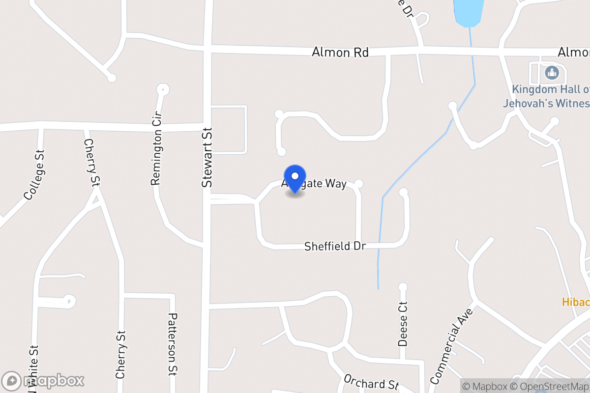 Map of 112 Ashgate Way