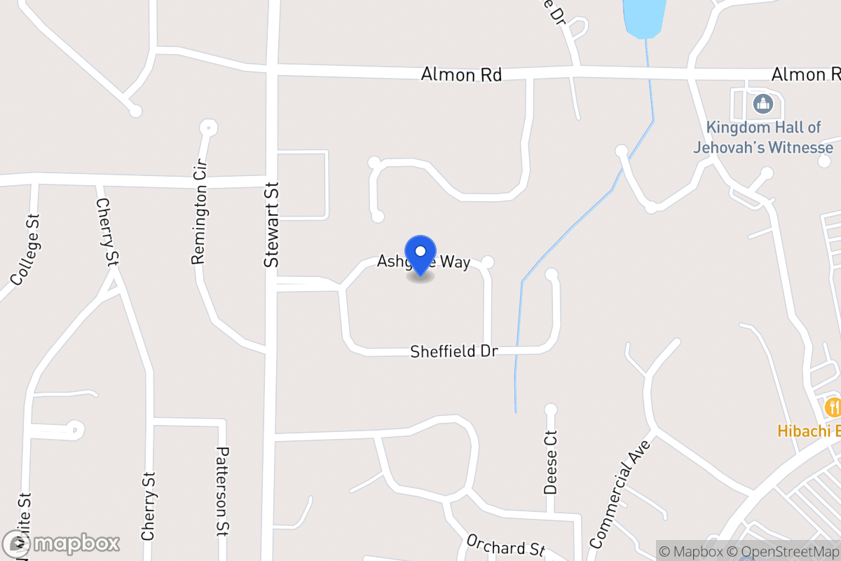 Map of 116 Ashgate Way