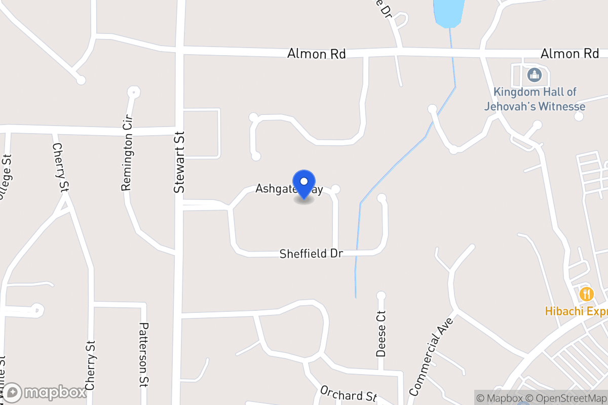 Map of 120 Ashgate Way