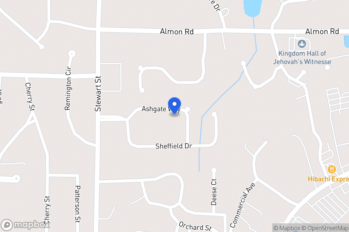 Map of 122 Ashgate Way