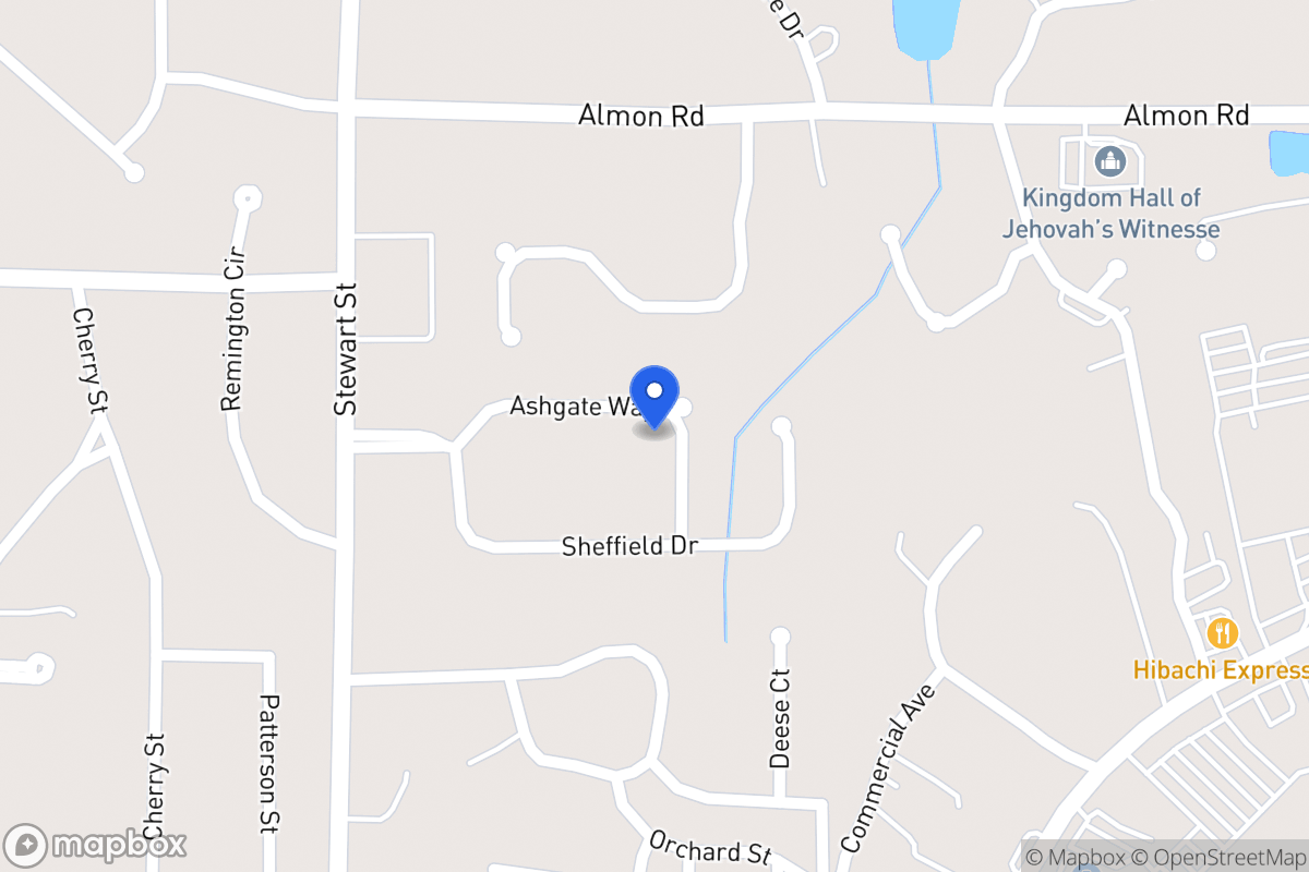 Map of 128 Ashgate Way