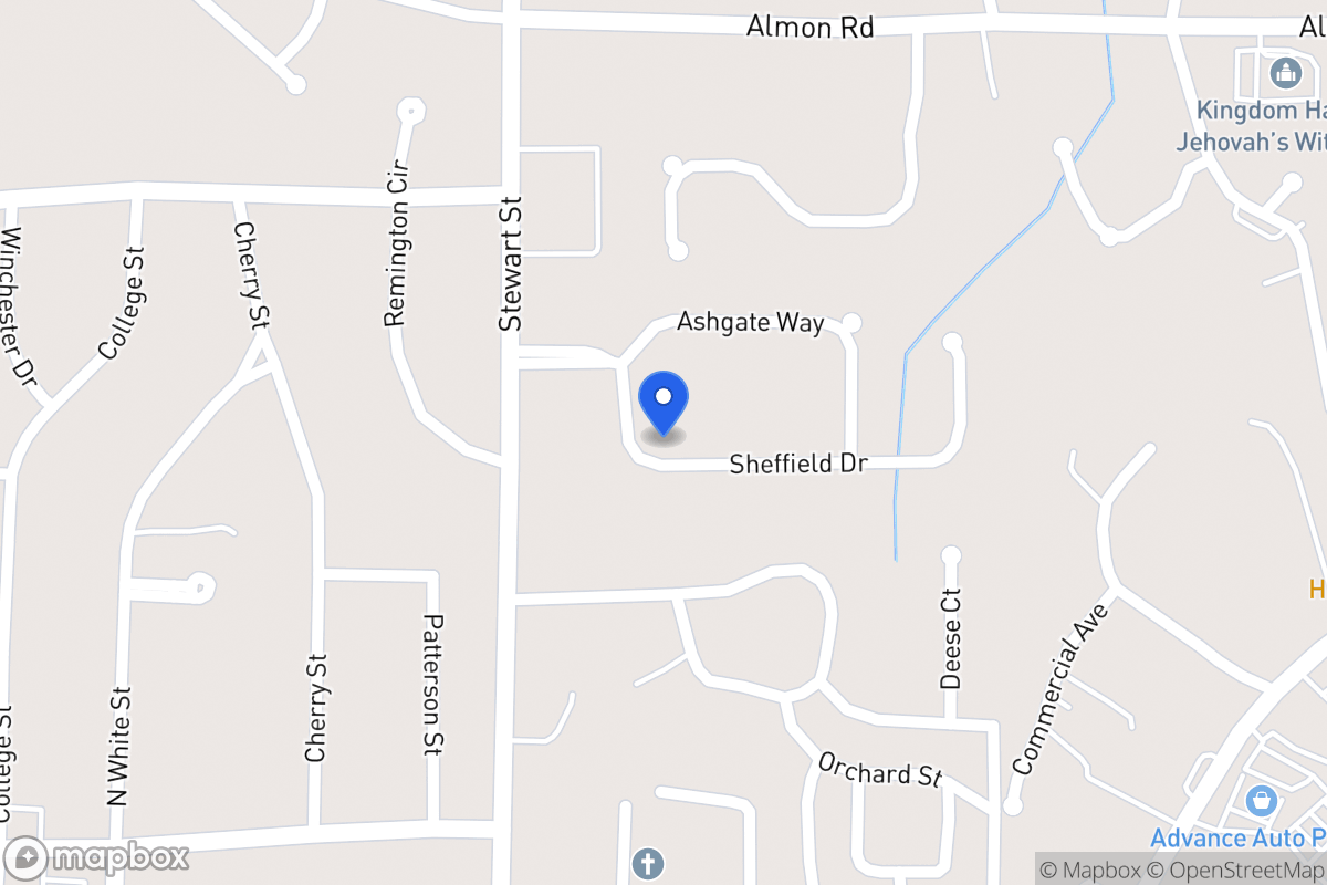Map of 113 Sheffield Dr