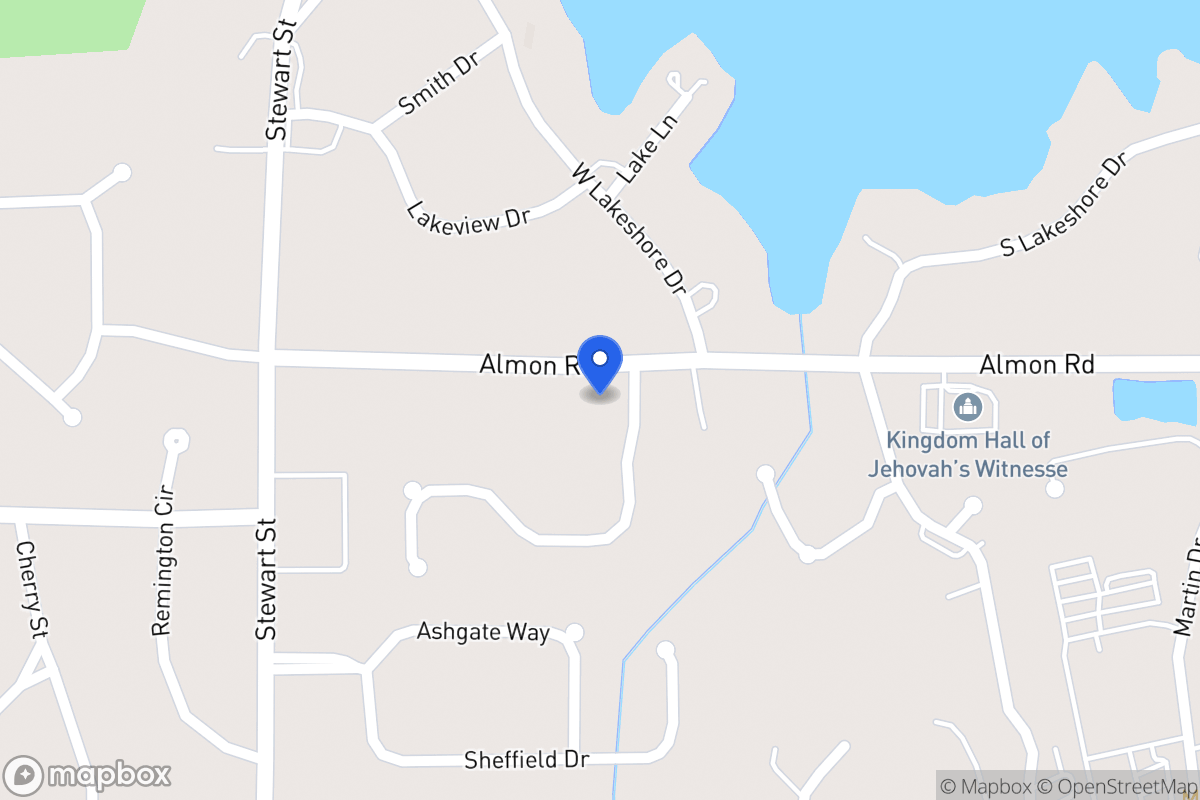 Map of 100 Autumn Glen Dr