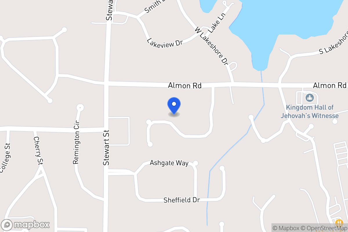 Map of 132 Autumn Glen Dr