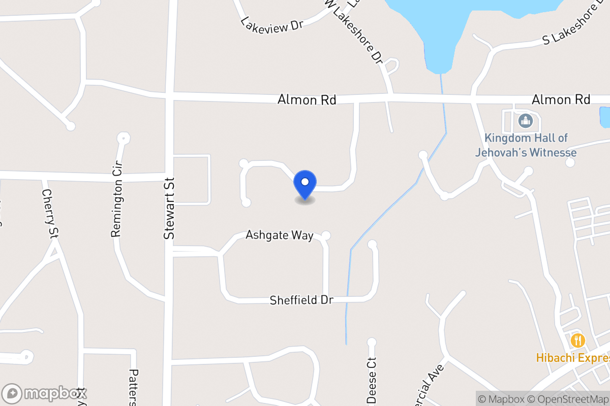 Map of 123 Autumn Glen Dr
