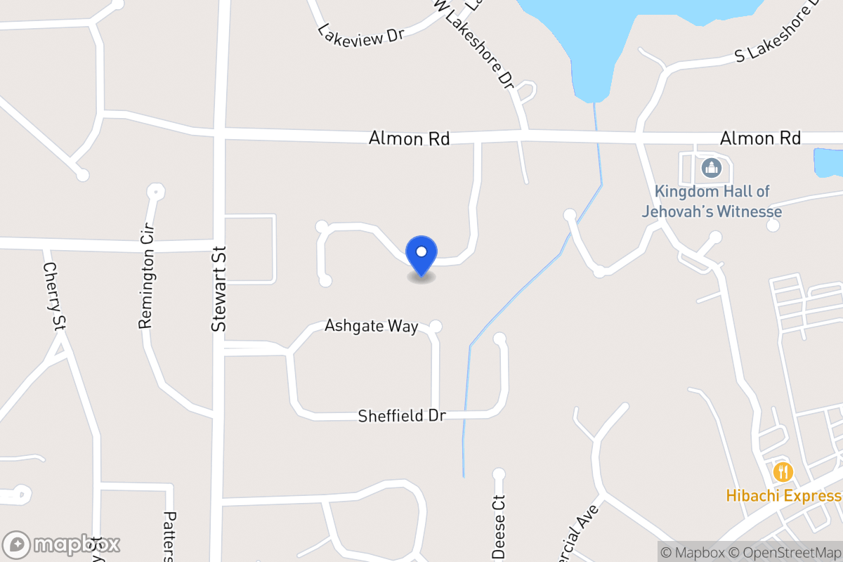 Map of 121 Autumn Glen Dr