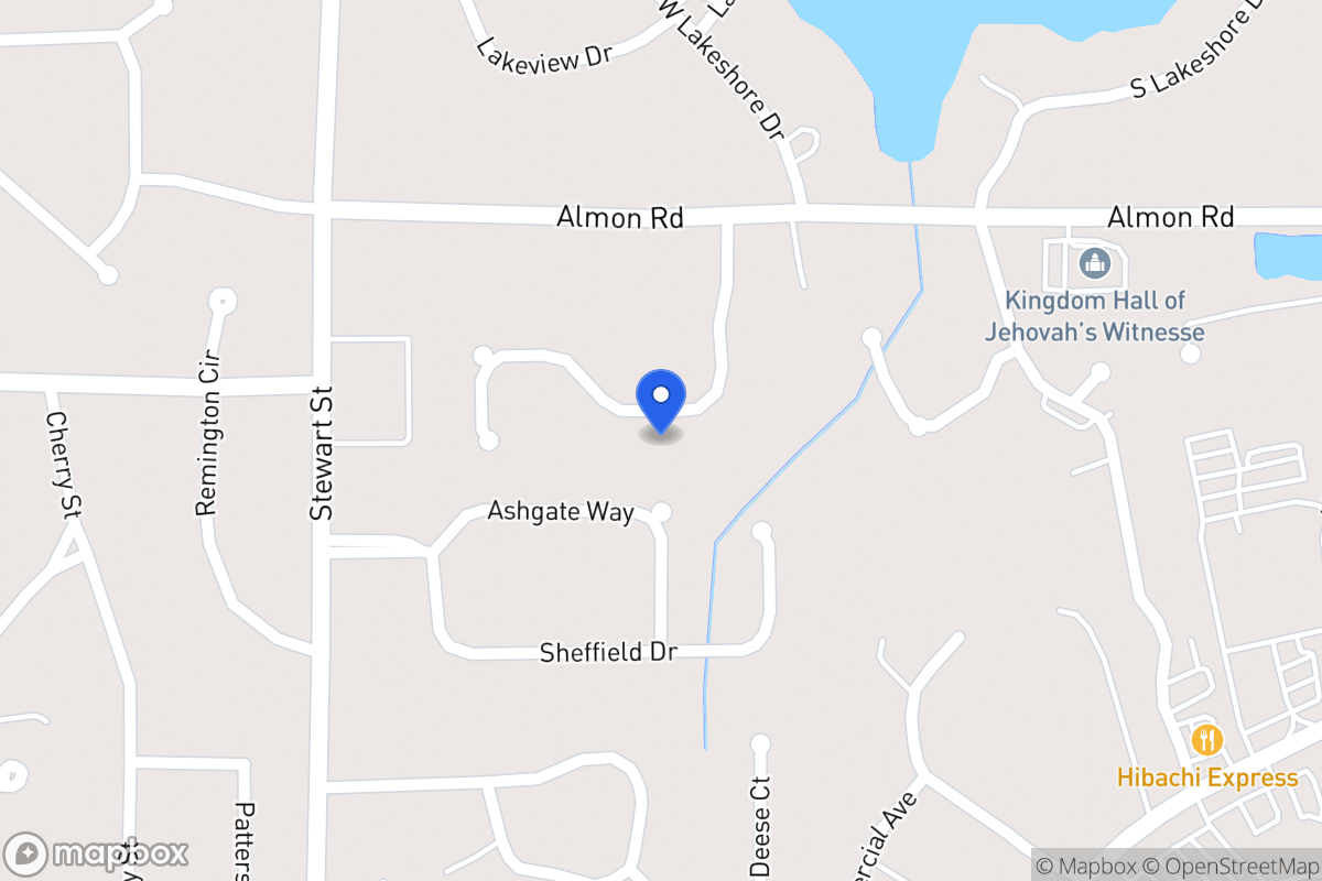 Map of 119 Autumn Glen Dr