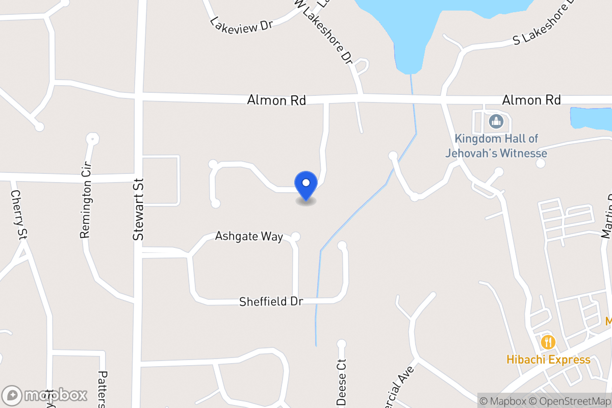 Map of 117 Autumn Glen Dr