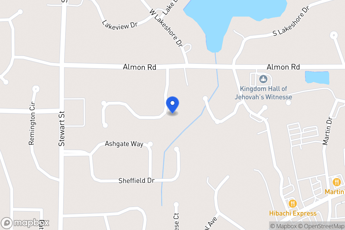 Map of 111 Autumn Glen Dr