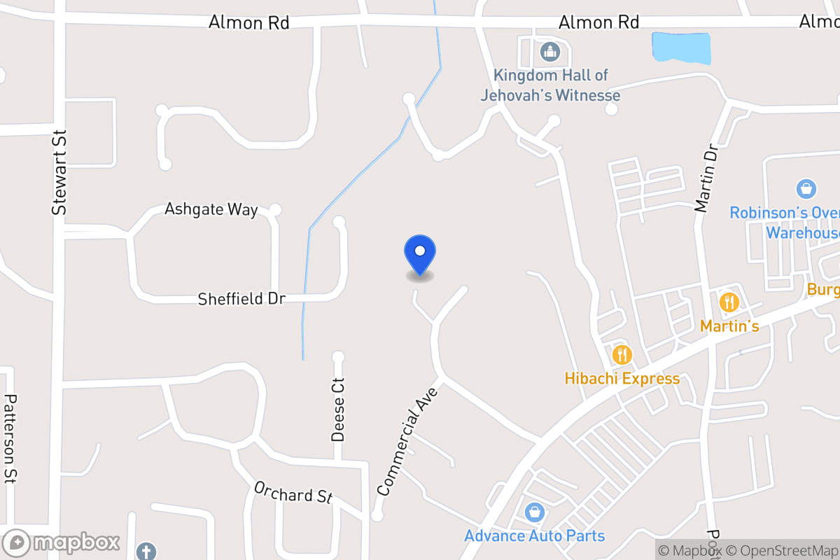 Map of 156 Pine Knoll Dr