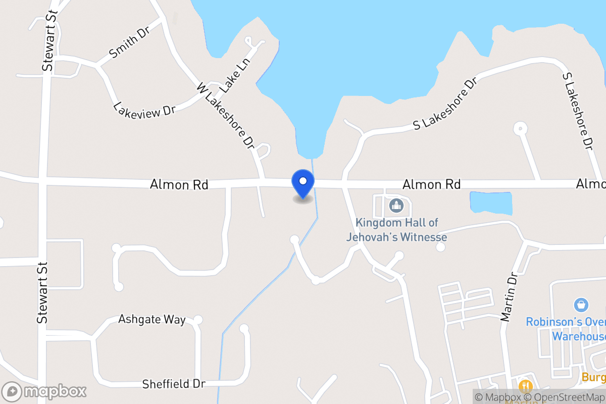 Map of 327 Almon Rd