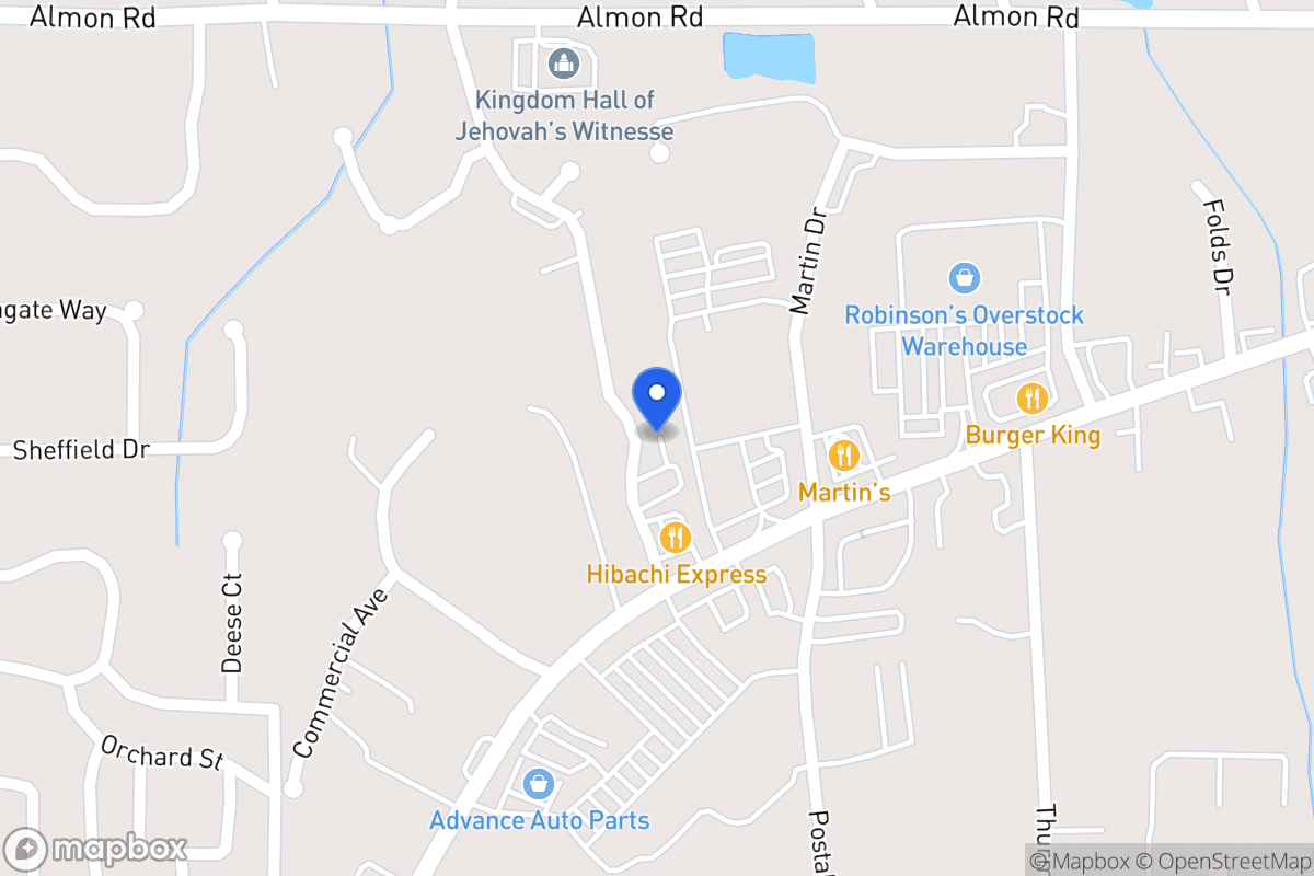 Map of Corporate Dr