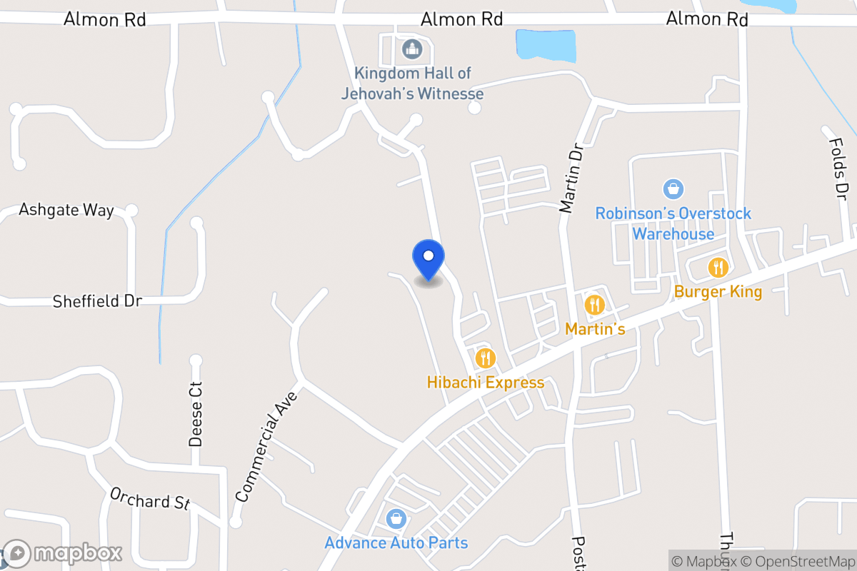 Map of 108 Corporate Dr