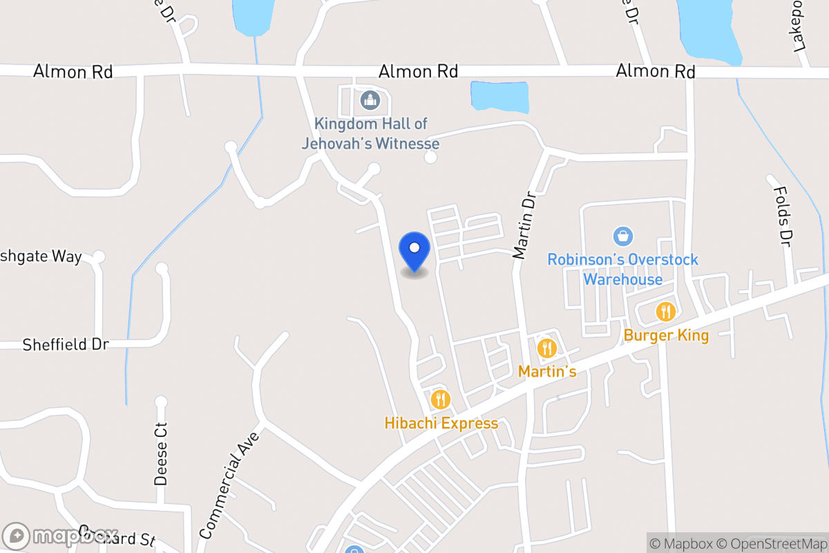Map of 113 Corporate Dr