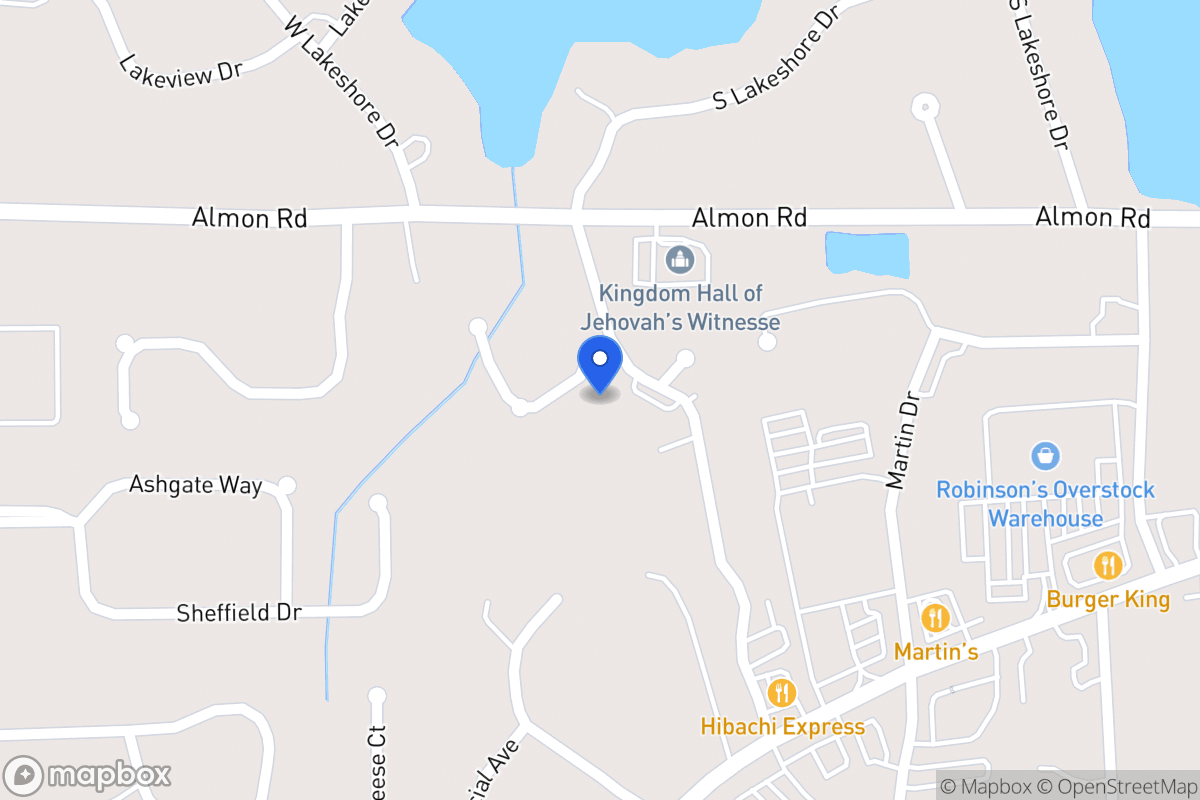 Map of 104 Greenpointe Way