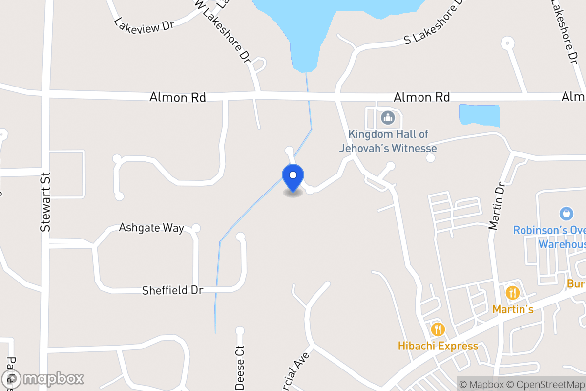 Map of 116 Greenpointe Way