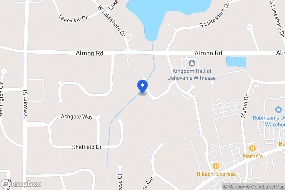Map of 118 Greenpointe Way