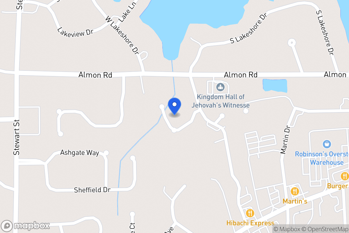 Map of 109 Greenpointe Way
