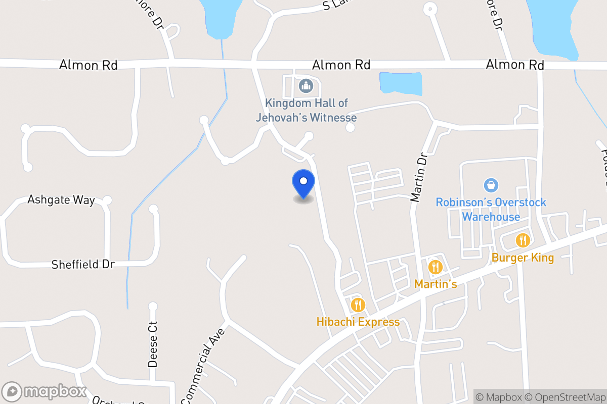 Map of 116 Corporate Dr